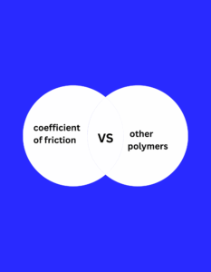 PTFE coefficient of friction vs other polymers